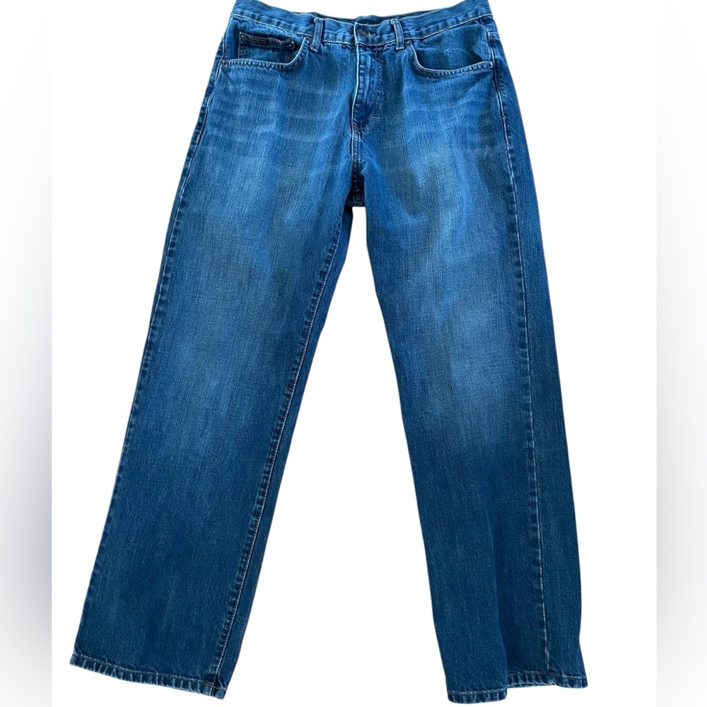 CALVIN KLEIN BLUE DENIM RELAXED JEANS Size 34